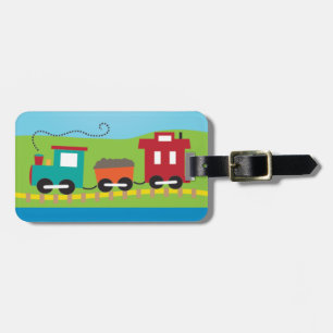 Cute Kind Choo Choo Train Bagagelabel