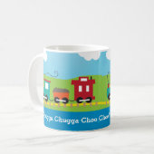 Cute Kind Choo Choo Train Koffiemok (Voorkant links)