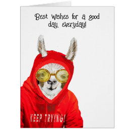 Cute, Kind, Fun Mama Llama, blijf maar groeten