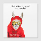 Cute, Kind, Fun Mama Llama, blijf Magnetisch probe (Voorkant)