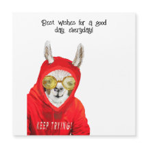 Cute, Kind, Fun Mama Llama, blijf Magnetisch probe