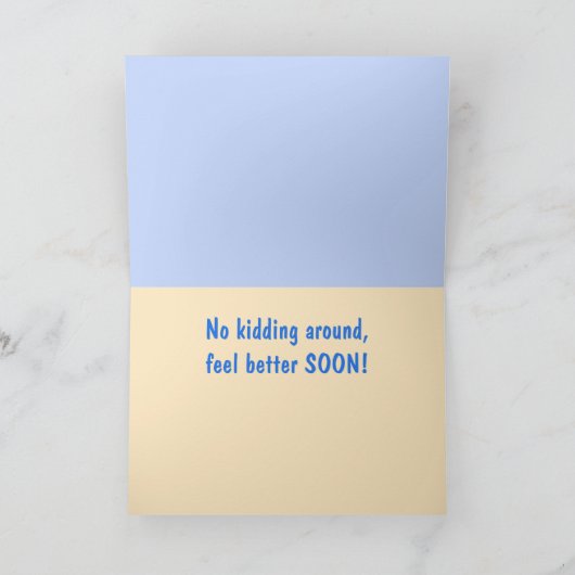 Cute Kind Goat gaat goed Kaart (Binnen)