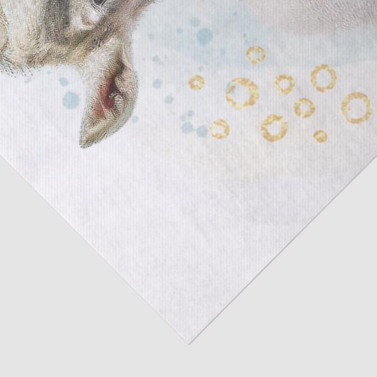 Cute Kind Goat Tissuepapier (Detail)