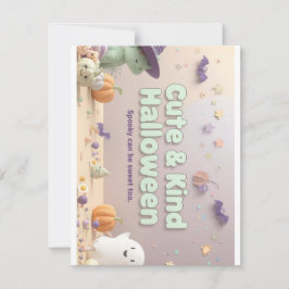 🧡 ✨ “Cute & Kind Halloween” Collectie Feestdagenkaart