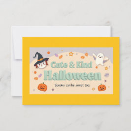 “Cute & Kind Halloween” Collectie Kaart