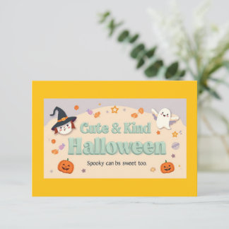 “Cute & Kind Halloween” Collectie Kaart