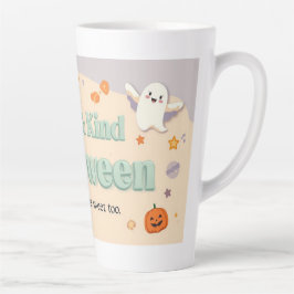 🧡 ✨ “Cute & Kind Halloween” Collectie 🎃🌿 Latte Mok