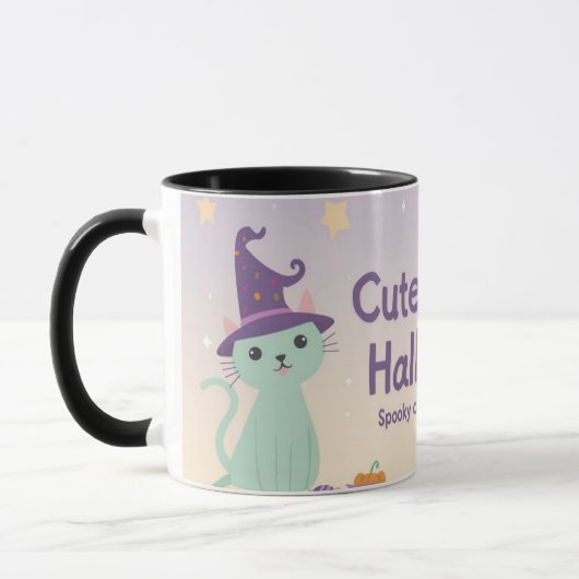 🧡 ✨ “Cute & Kind Halloween” Collectie 🎃🌿 Mok (Links)