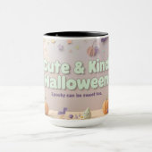 🧡 ✨ “Cute & Kind Halloween” Collectie 🎃🌿 Mok (Midden)