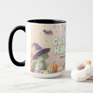 🧡 ✨ “Cute & Kind Halloween” Collectie 🎃🌿 Mok