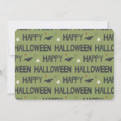 Cute Kind Halloween Costume Party Kaart (Achterkant)