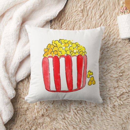 Cute kind popcorn film night kussen (Deken)