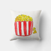 Cute kind popcorn film night kussen (Achterkant)