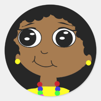 Cute Kind Ronde Sticker