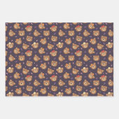 Cute Kind Teddy Bear Decorative Pattern Inpakpapier Vel (Voorkant 2)