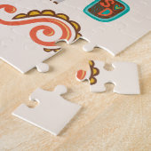 Cute Kinder ABC Animal Alphabet Personalized Legpuzzel (Zijkant)