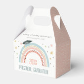 Cute Kinder Boho Rainbow Stars Preschool Afstudere Bedankdoosjes (Achterkant)