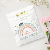 Cute Kinder Boho Rainbow Stars Preschool Afstudere Bedankzakje (Gezegeld)