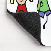 Cute Kinder Cartoon Speech Therapist art. Muismat (Hoek)