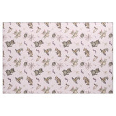Cute Kinder Cat Bat Spider Halloween Pattern Stof (Fat Quarter)