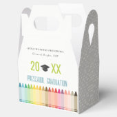 Cute Kinder Crayon Fun Rainbow Preschool Afstudere Bedankdoosjes (Geopend)
