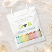 Cute Kinder Crayon Fun Rainbow Preschool Afstudere Bedankzakje (Geknipt)