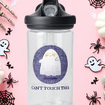 Cute Kinder Dansende Ghost Waterfles<br><div class="desc">Deze schattige kinder waterfles bevat een dansende spookillustratie-logo met tekst die "dit niet kan aanraken". Fun voor school,  sport of Halloween!</div>