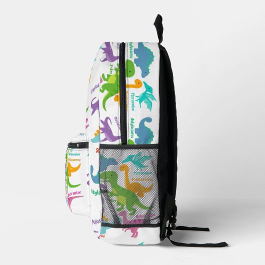 Cute Kinder Dinosaur Bedrukte Rugzak (Rechts)