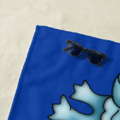 Cute Kinder Dinosaur Fun Strandlaken (In situ)