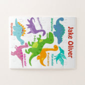 Cute Kinder Dinosaur Legpuzzel (Horizontaal)