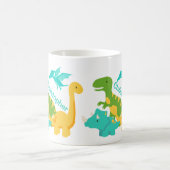 Cute Kinder Dinosaur Personalized Koffiemok (Center)