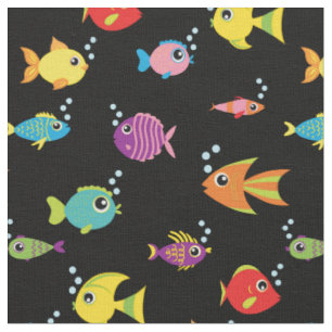 Cute Kinder Fish Baby Nursery Tropical Aquarium Stof