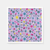 Cute Kinder Floral Pattern Servet (Voorkant)