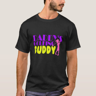Cute Kinder Golf Daddys Golfing Buddy Daughter Gir T-shirt