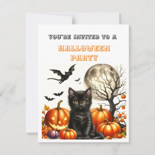 Cute Kinder Halloween Costume Party (Voorkant)