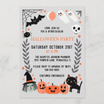 Cute Kinder Halloween party