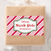 Cute Kinder kerstcadeaulabels voor Noordpool Etiket (Insitu)