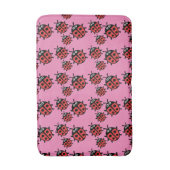 Cute Kinder ladybird Family Bath Mat (Voorkant Verticaal)