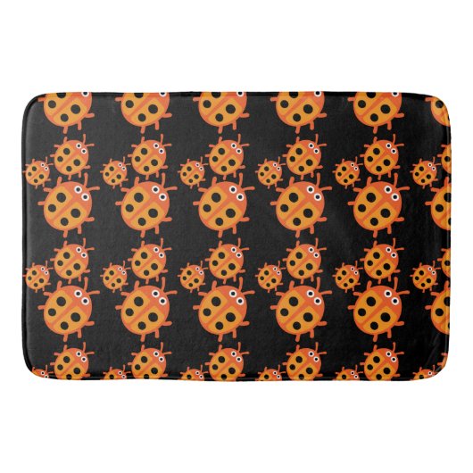 Cute Kinder ladybird Family Bath Mat (Voorkant)