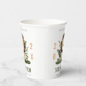 Cute Kinder Lion Foliage Preschool Graduparty Papieren Bekers (Rechts)