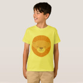 Cute Kinder Lion Head T-shirt (Voorkant volledig)