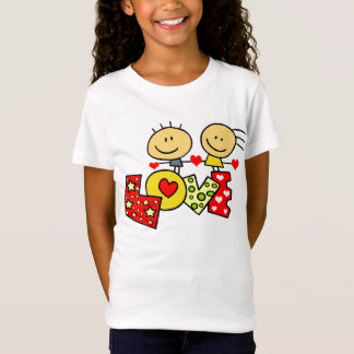 Cute Kinder Love T-shirt for Girls