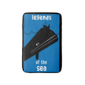 Cute Kinder Moby Dick Zee Monster Badmat (Voorkant Verticaal)