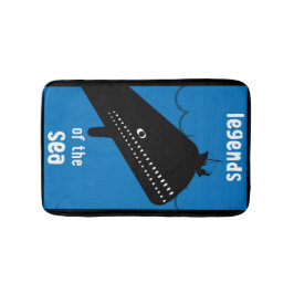 Cute Kinder Moby Dick Zee Monster Badmat