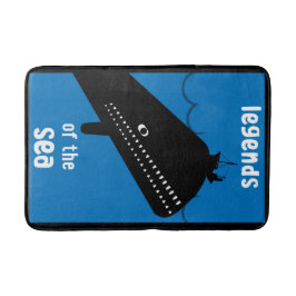 Cute Kinder Moby Dick Zee Monster Badmat