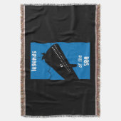 Cute Kinder Moby Dick Zee Monster Deken (Voorkant Verticaal)