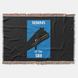 Cute Kinder Moby Dick Zee Monster Deken