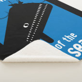 Cute Kinder Moby Dick Zee Monster Sherpa Deken (3/4)