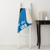 Cute Kinder Moby Dick Zee Monster Sherpa Deken (In situ)