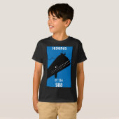 Cute Kinder Moby Dick Zee Monster T-shirt (Voorkant volledig)